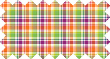 Purple, Orange, and Lime Green Plaid (CO33)