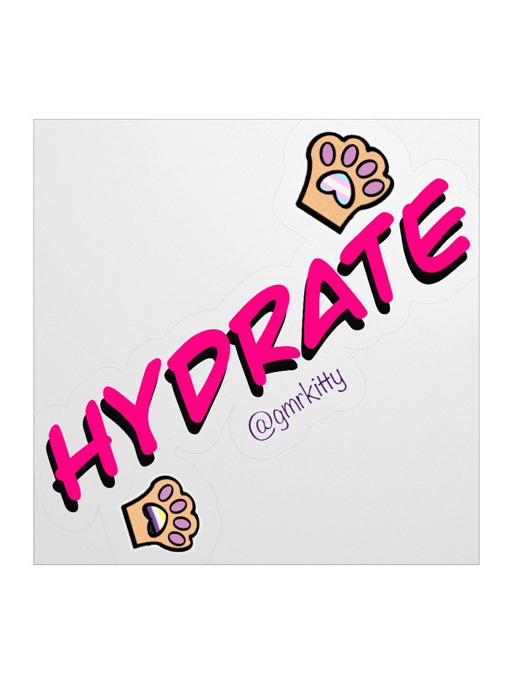 Hydrate Waterbottle Sticker product image (1)