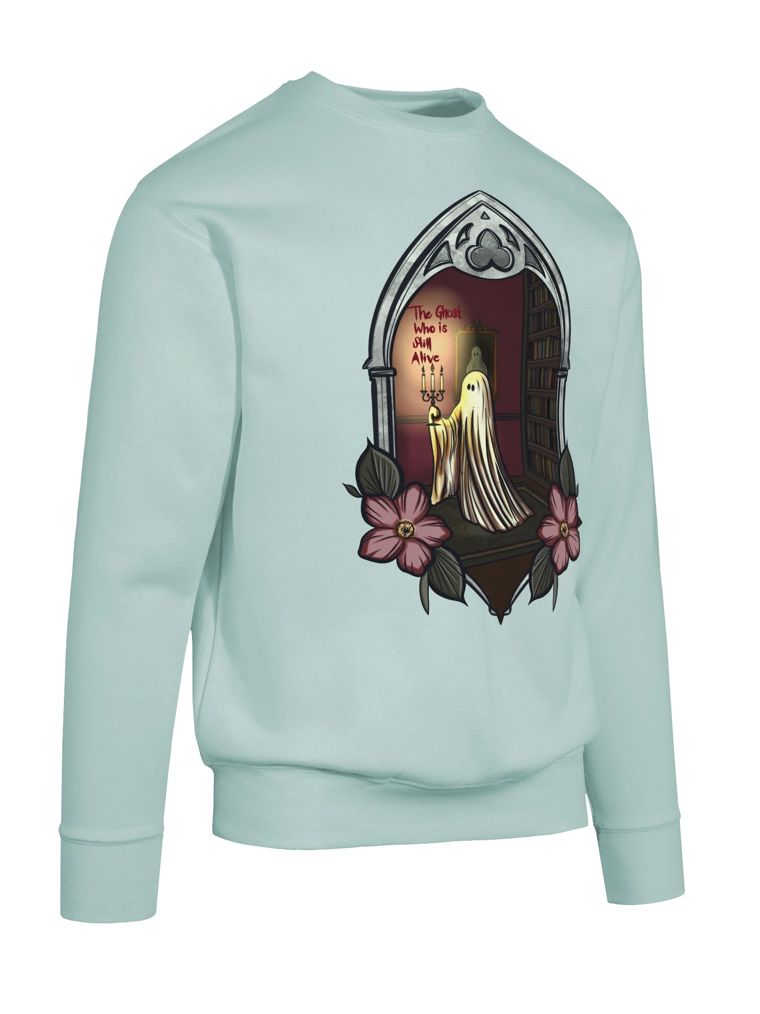 "Ghost Who Is Still Alive" Spooky Sweatshirt product image (7)