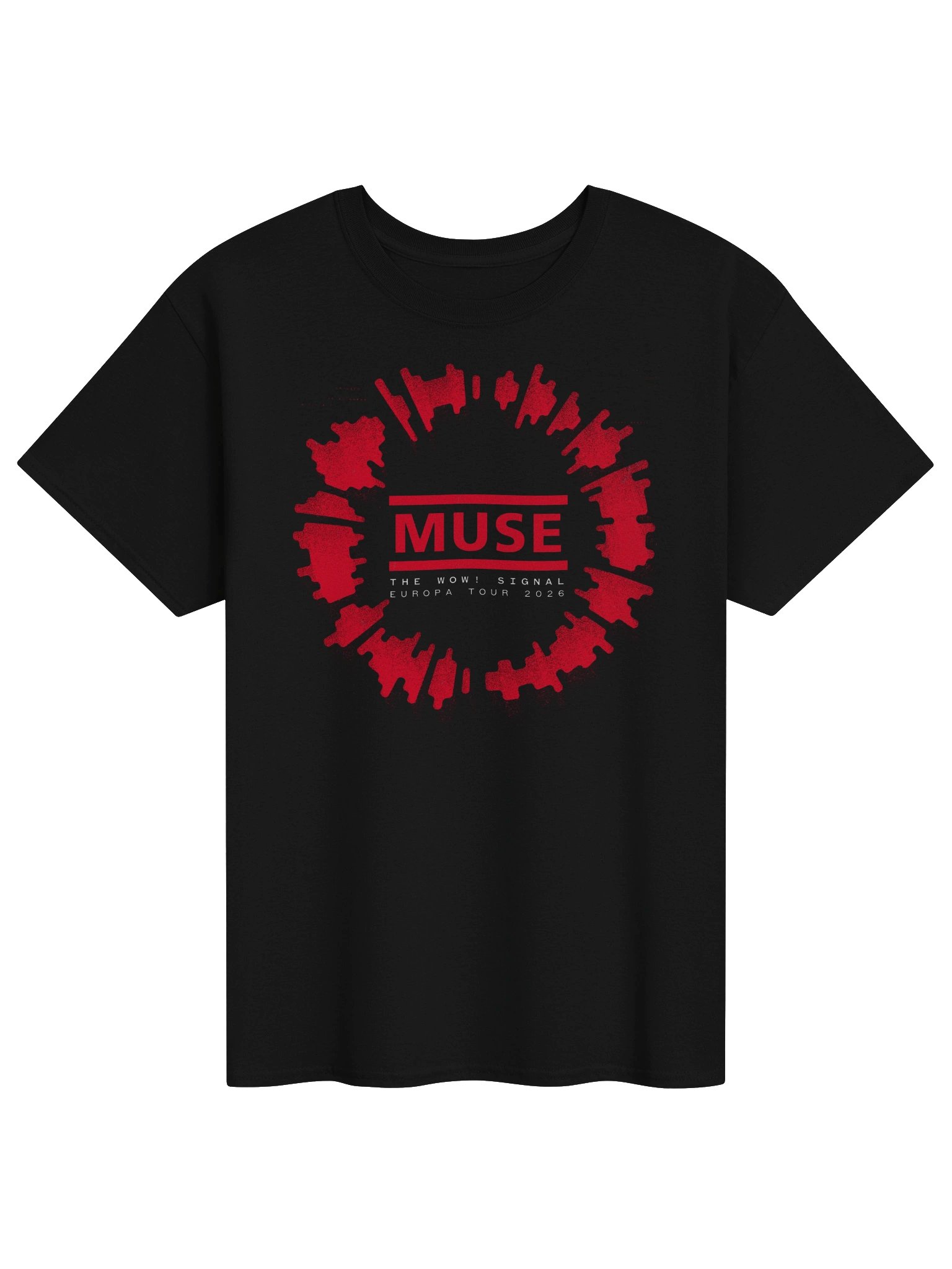 Muse The Wow! Signal Europa Tour Merch Tshirt product image (1)