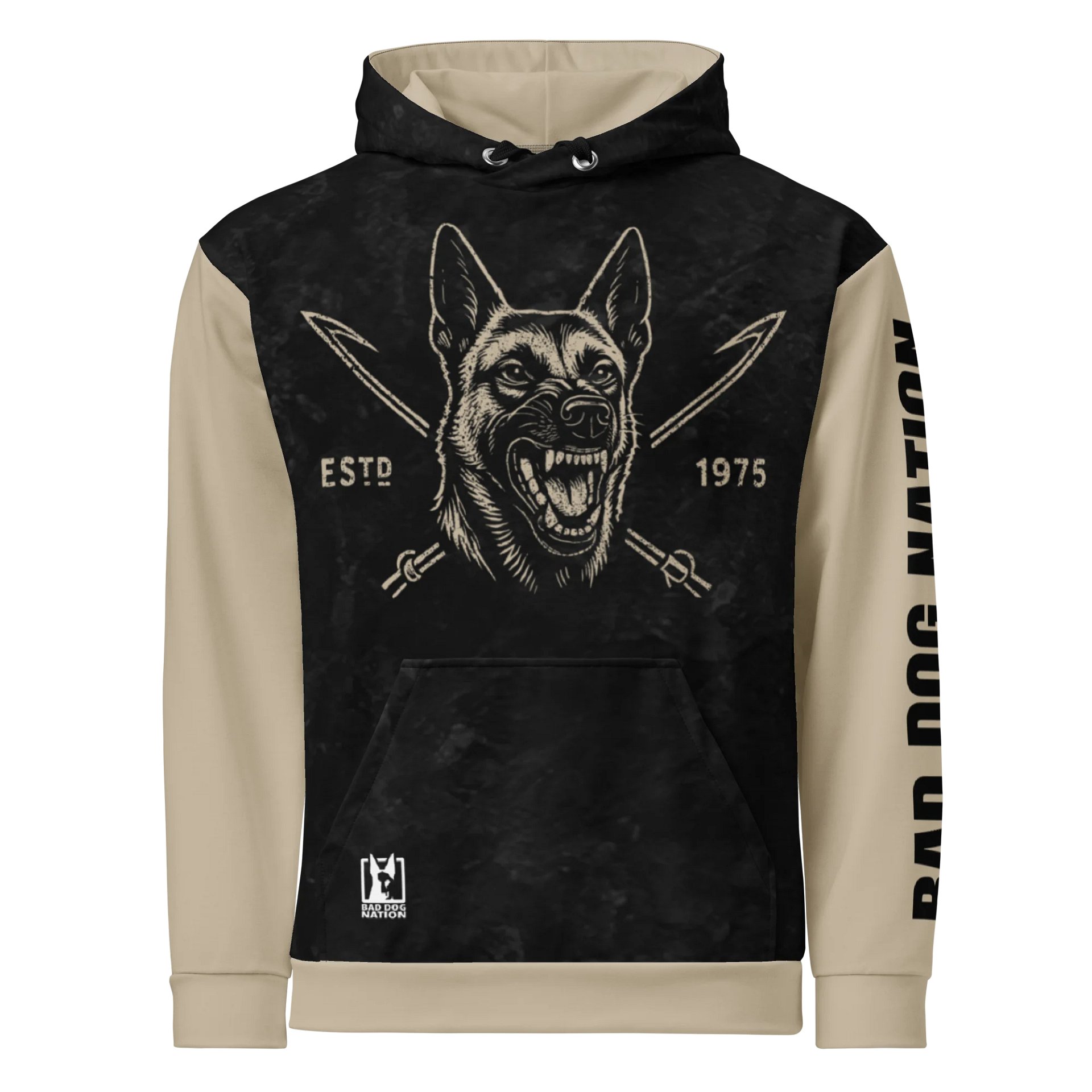 Quint's Land Shark Fishing - Premium Adult Unisex All Over Print Hoodie product image (2)