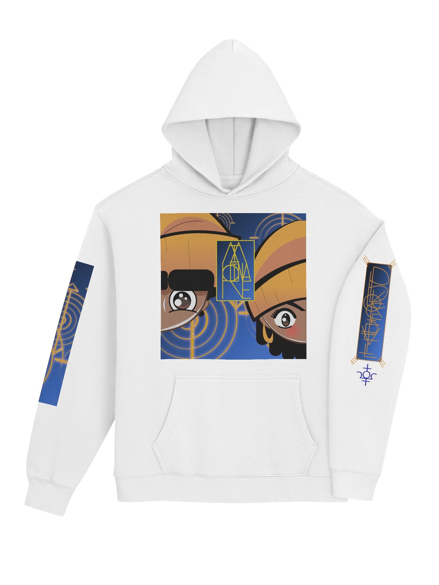VIBRANT DREAMS WATER ELEMENT Unisex Oversized Hoodie product image (10)