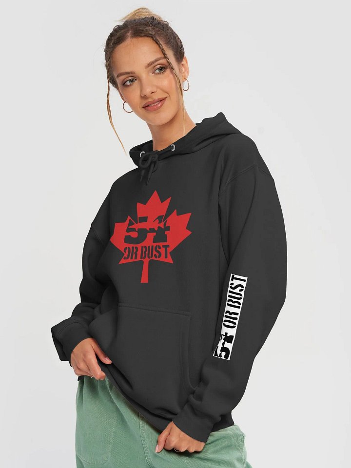 54 or Bust Maple Leaf Unisex Hoodie product image (1)