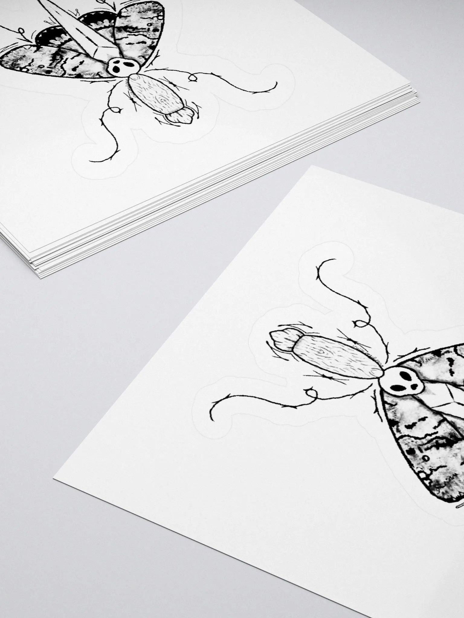 Dagger moth sticker product image (12)