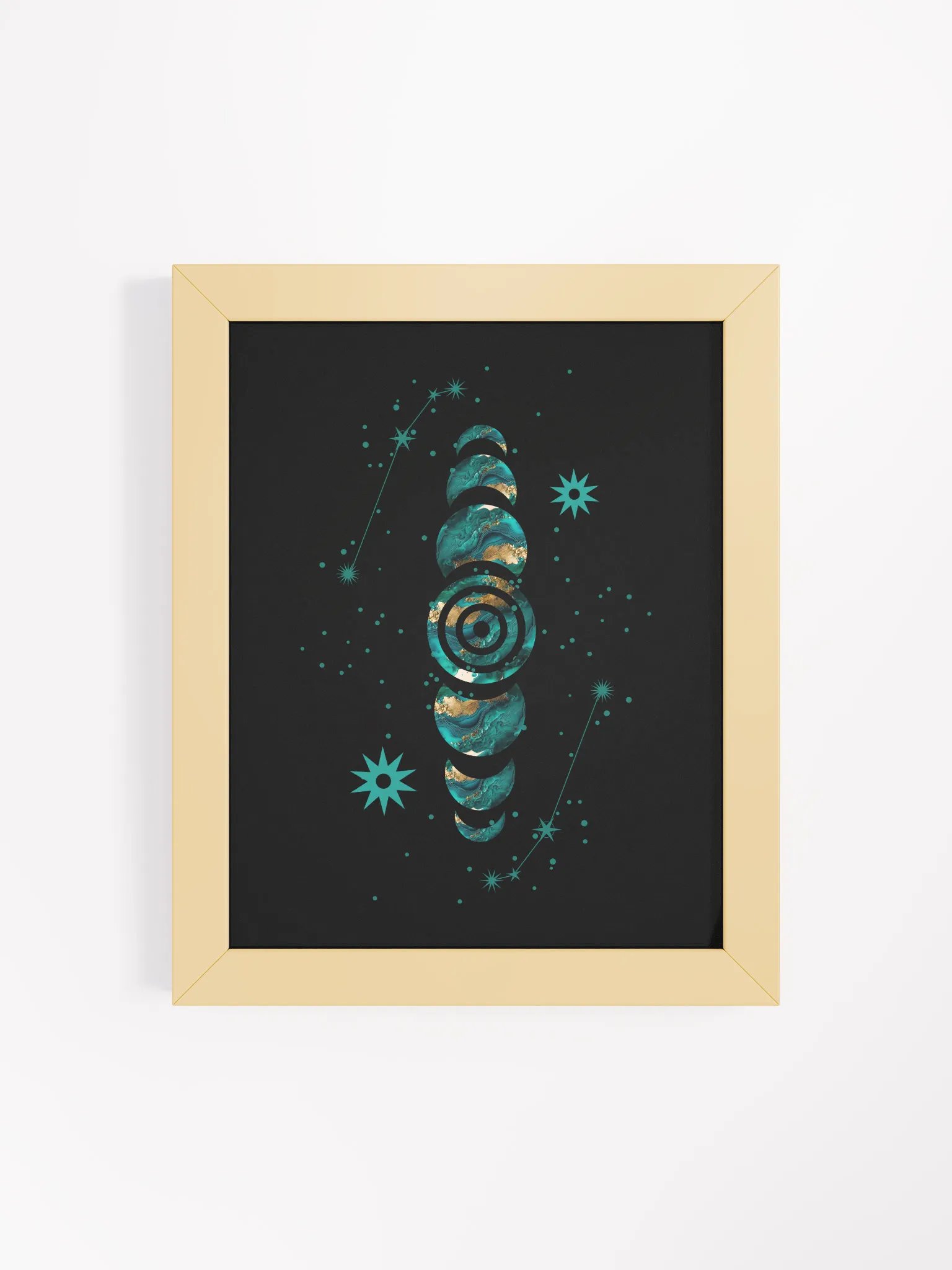 Emerald Lunar Phase Nox Poster product image (6)