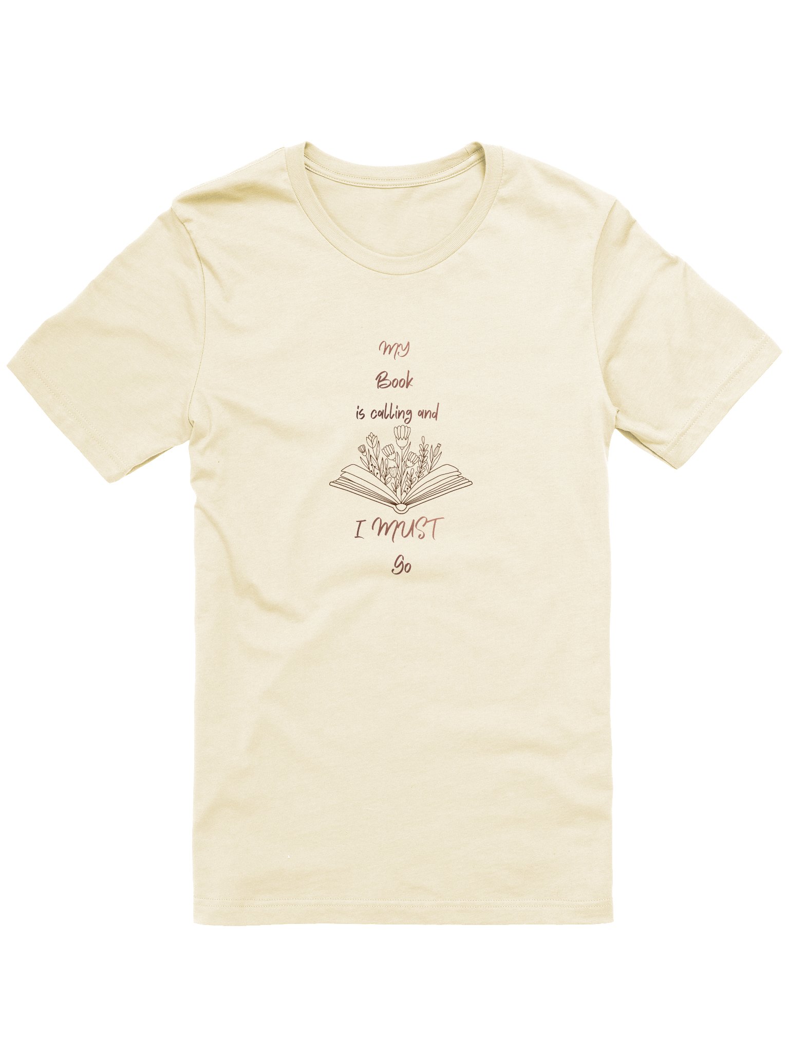 My Book Is Calling and I Must Go Tee product image (2)