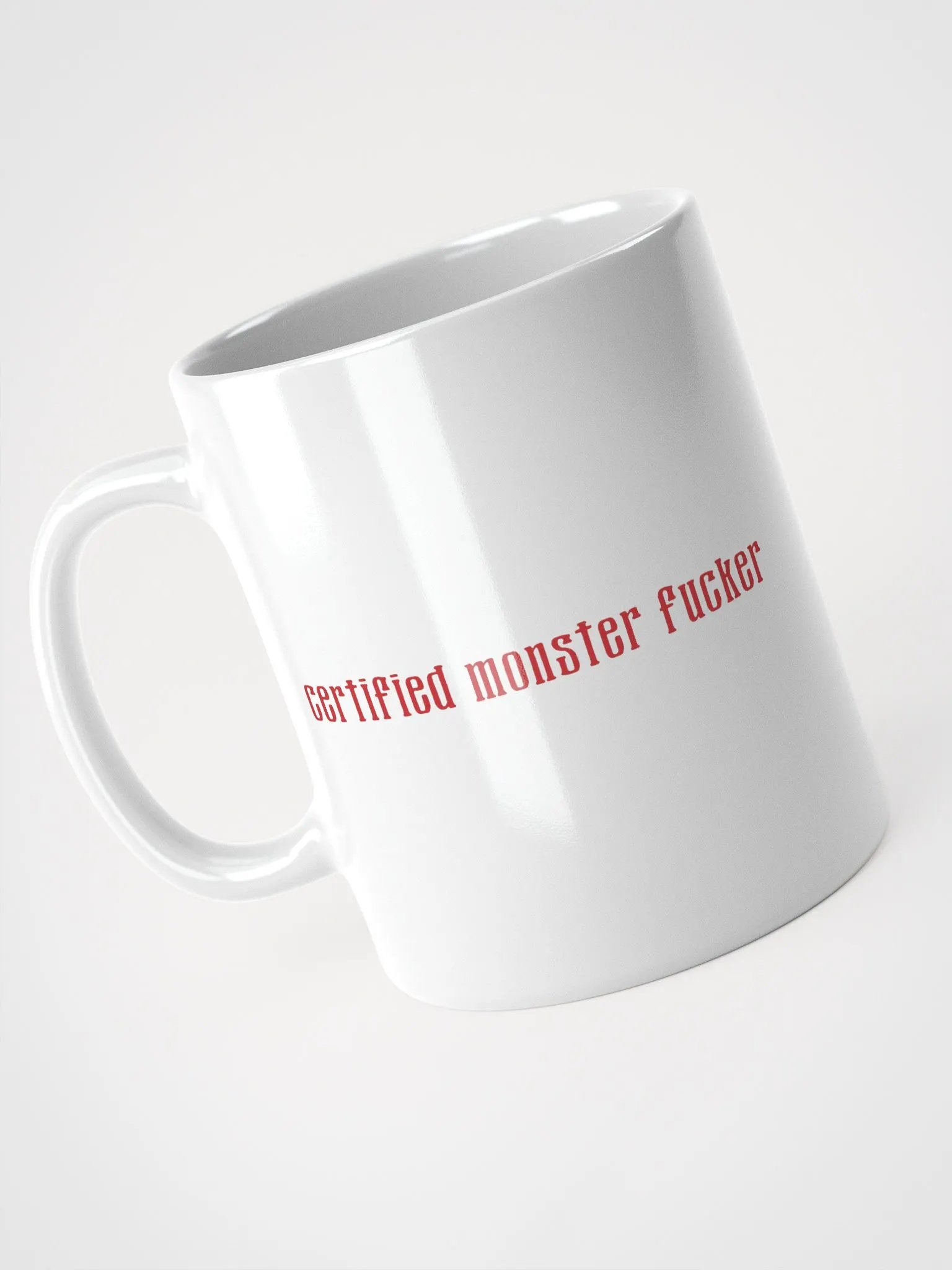 Certified Monster Fucker Mug - White product image (3)