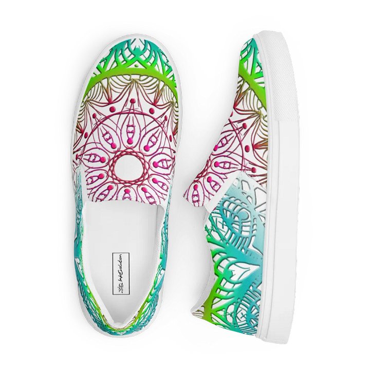 Radiant Mandala Slip-Ons product image (2)