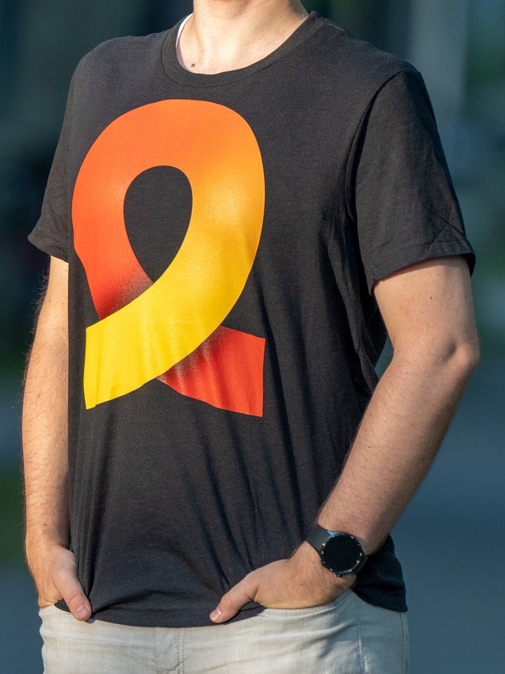 Color Loop T-Shirt – Sunset product image (2)