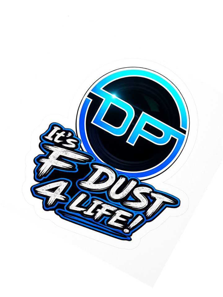 its F Dust 4 life 3" x 3" sticker product image (2)