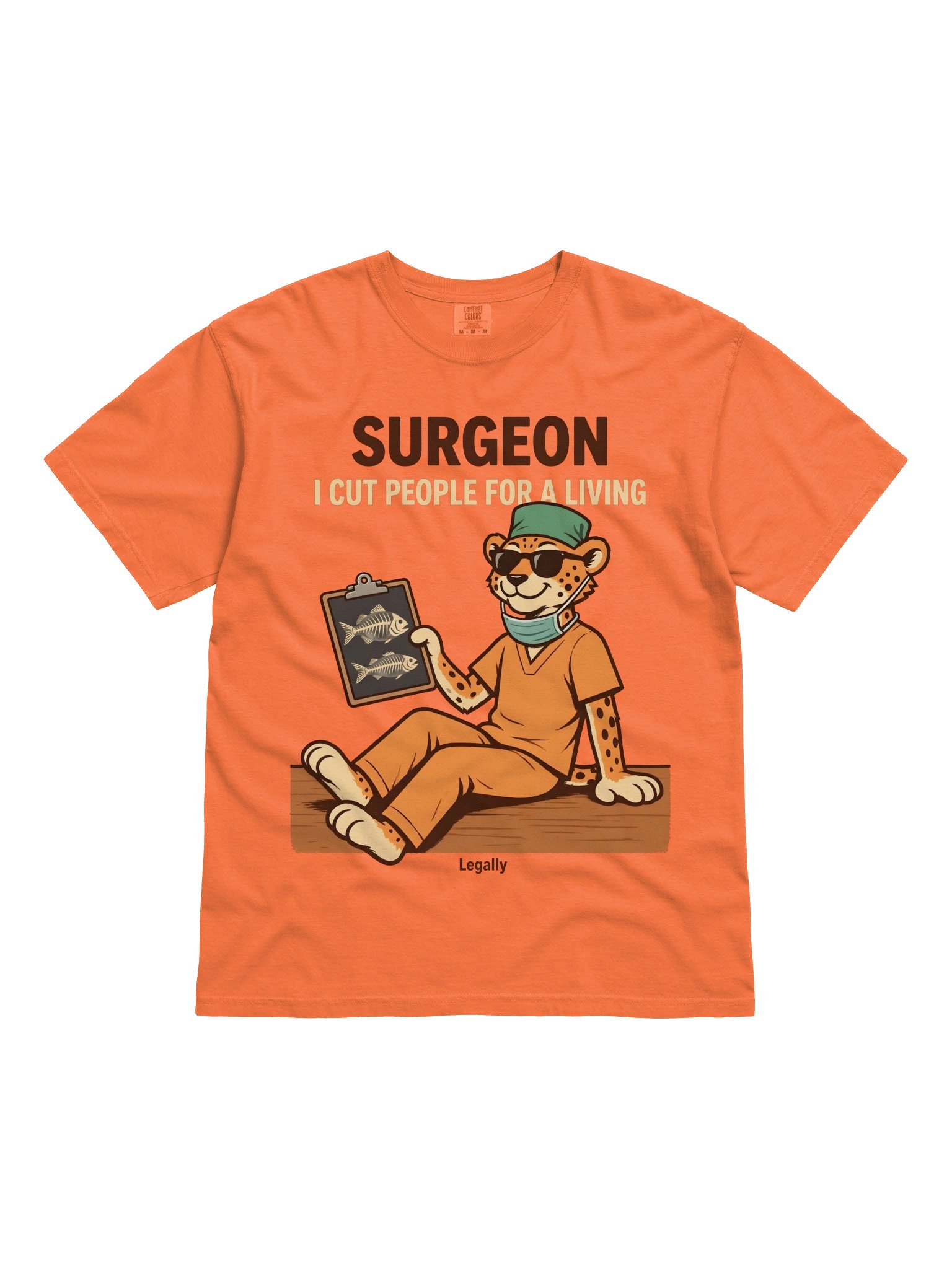 Surgeon cheetah Funny Cartoon tee product image (3)