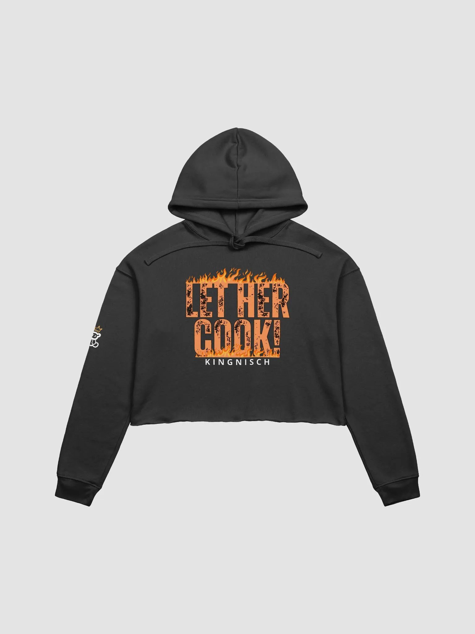 LET HER COOK! Crop Top Hoodie product image (2)