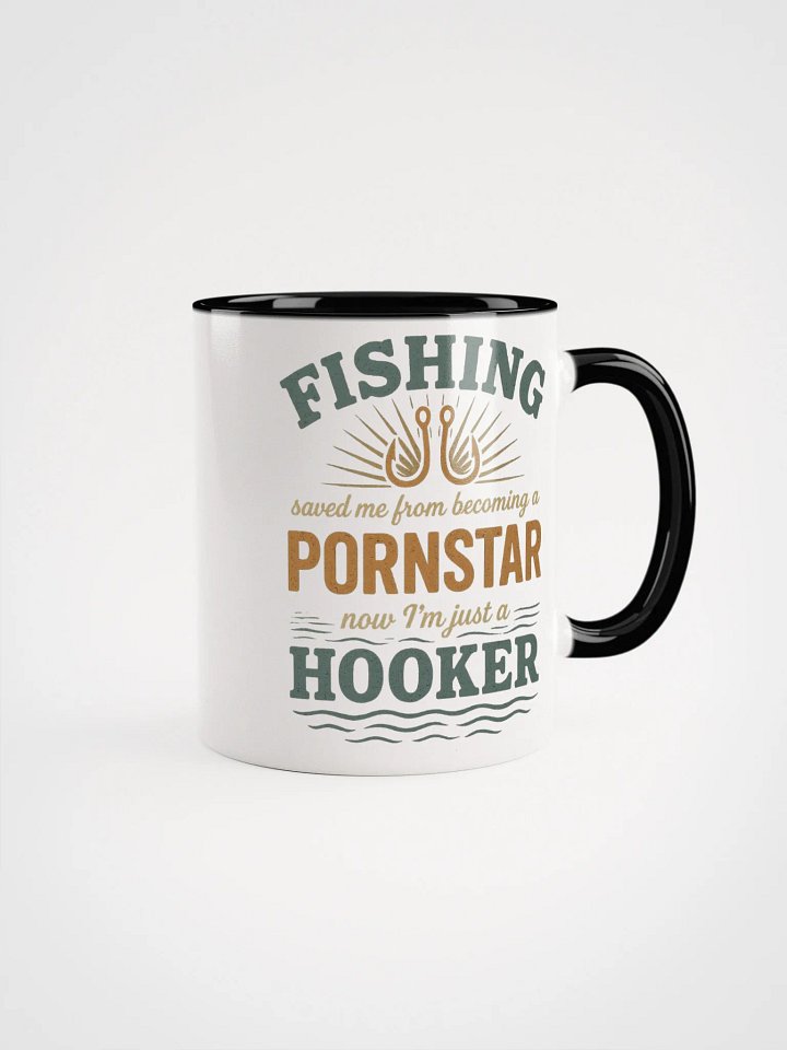 Vintage Fishing Hooker Humor Coffee Mug – Funny Gift product image (3)