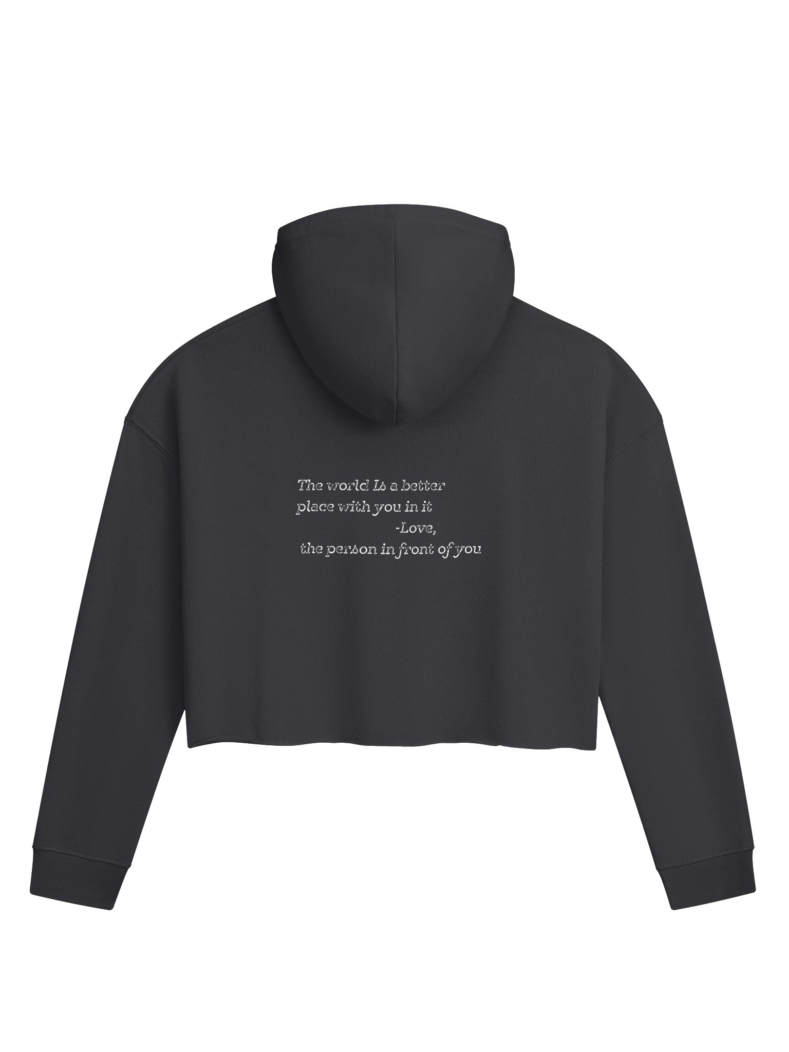 Tony Chopper Love Yourself Women’s Lightweight Cropped Hoodie product image (6)