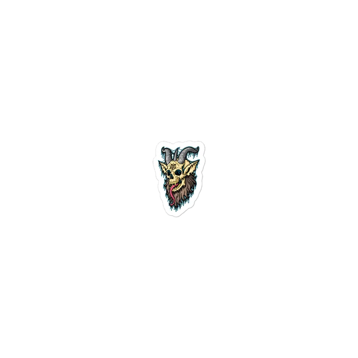 Drippy Baphomet Skull II Sticker product image (2)