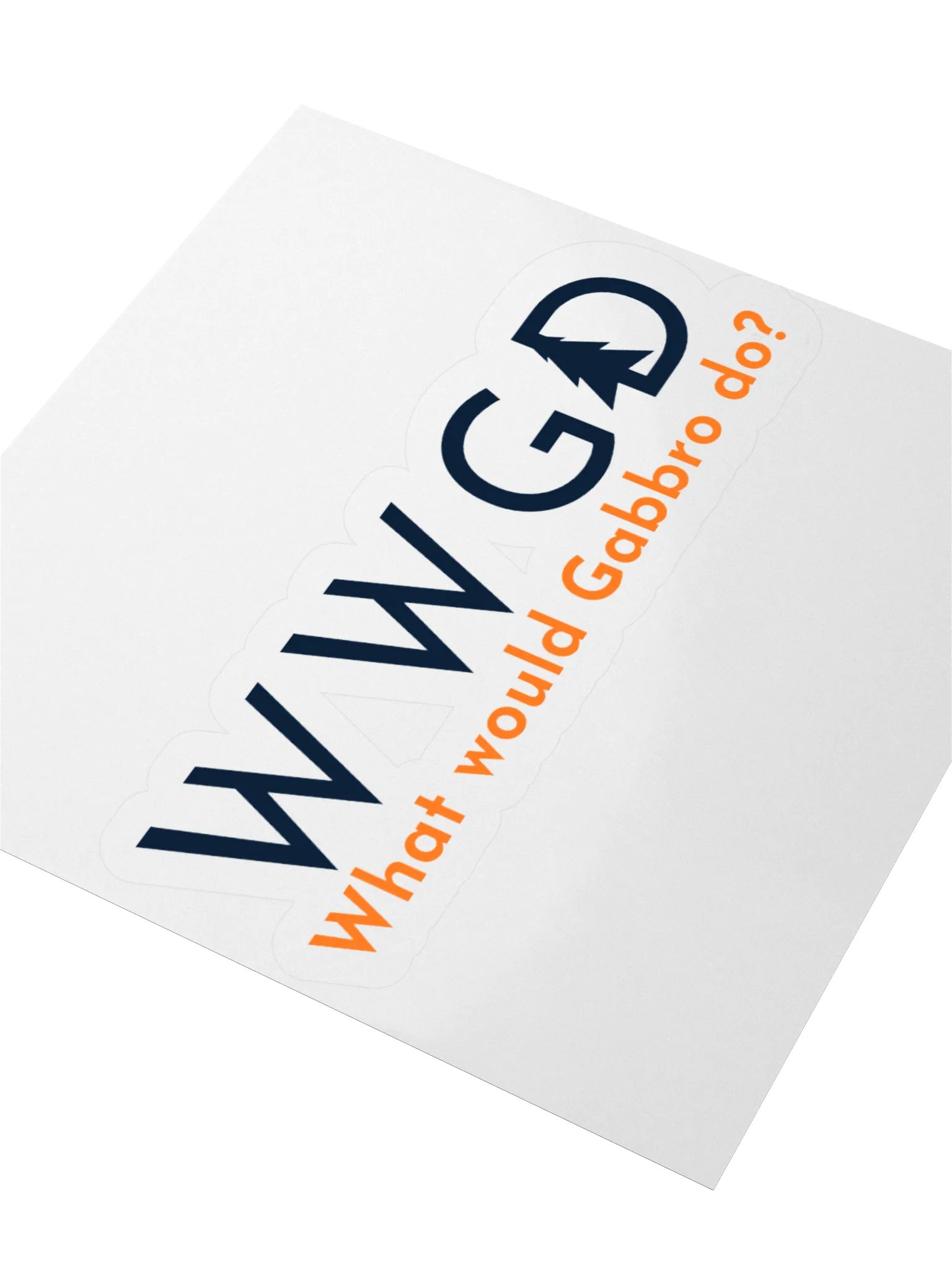 "What Would Gabbro Do?" Sticker product image (3)