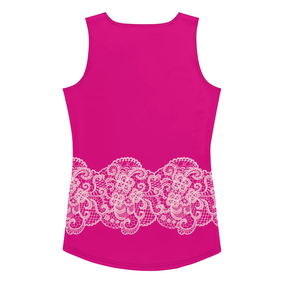 Lace Pink Premium Sportswear Tank Top product image (2)