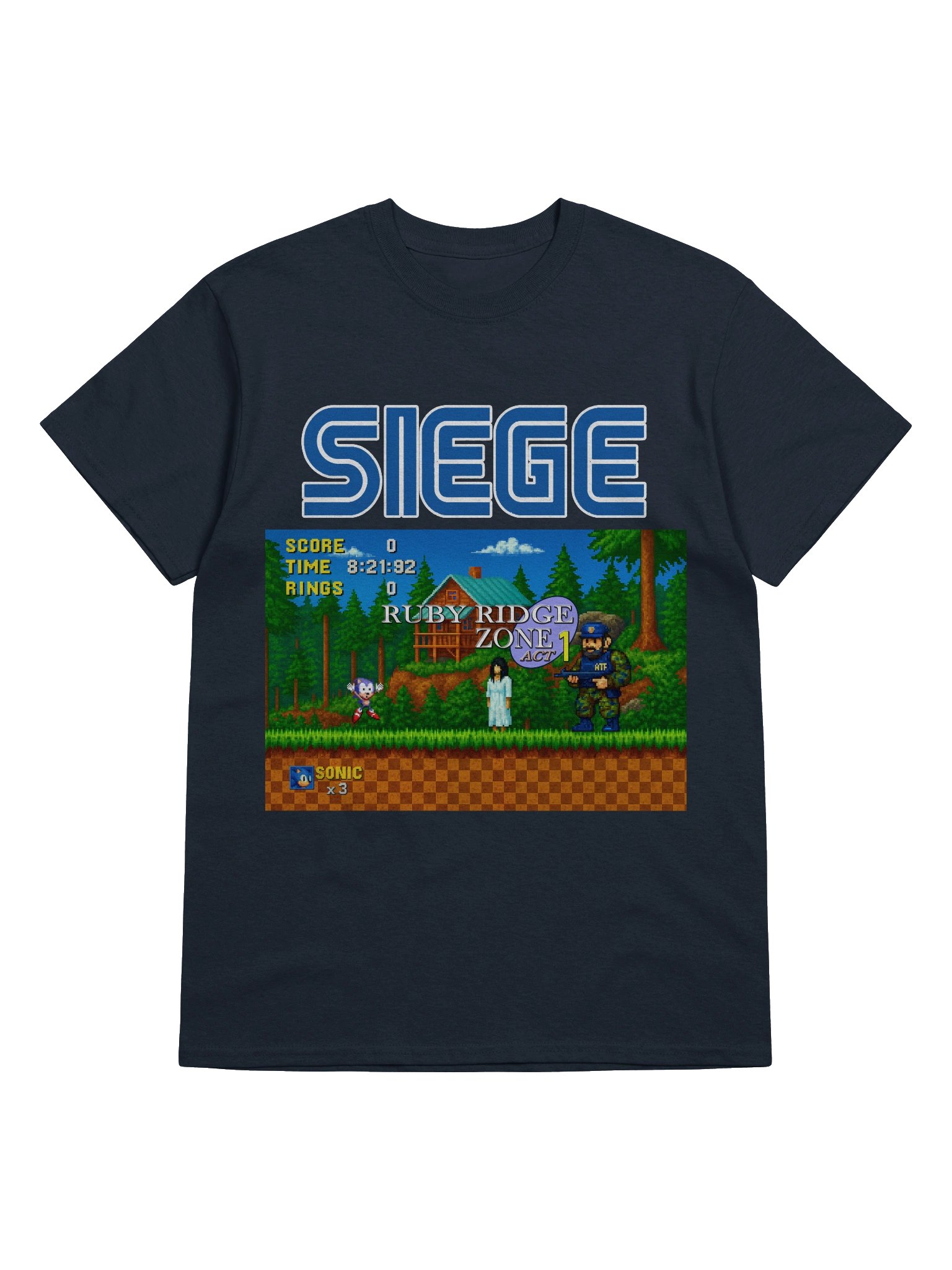 Sanic Ruby Ridge Siege Tee product image (22)