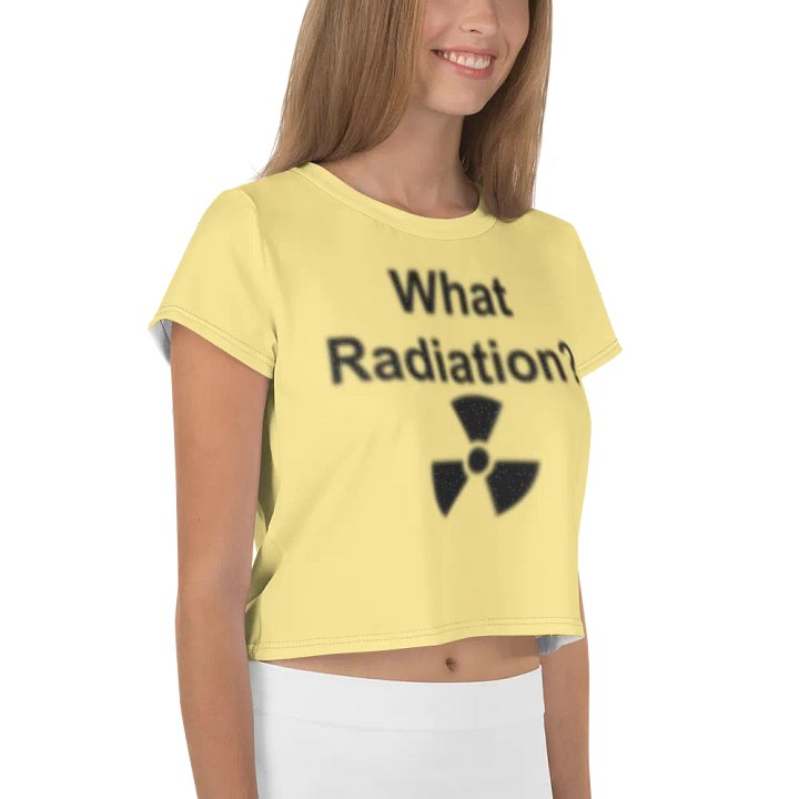 What Radiation? crop tee product image (2)