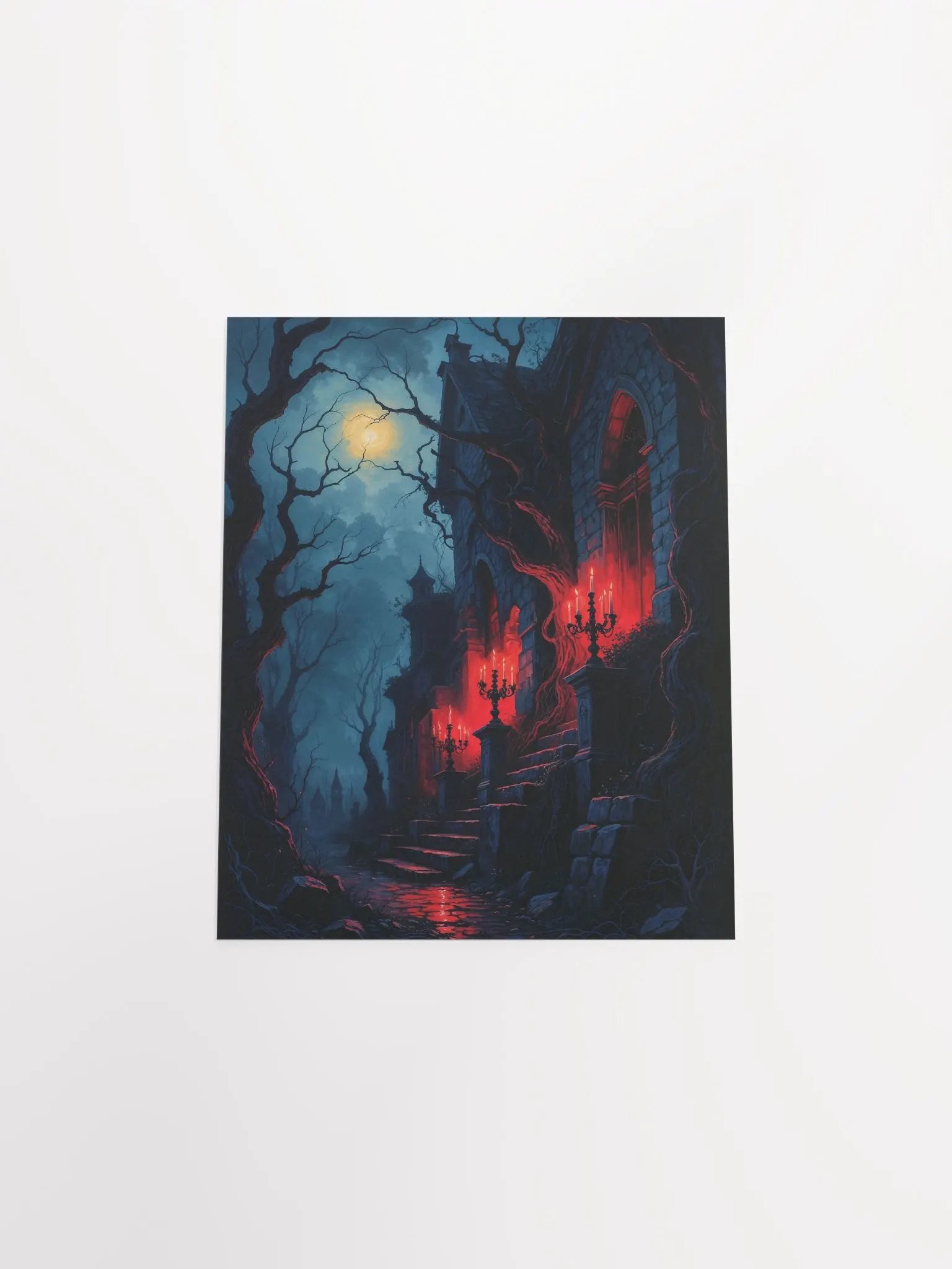 Gothic Scene Moonlight Poster product image (26)