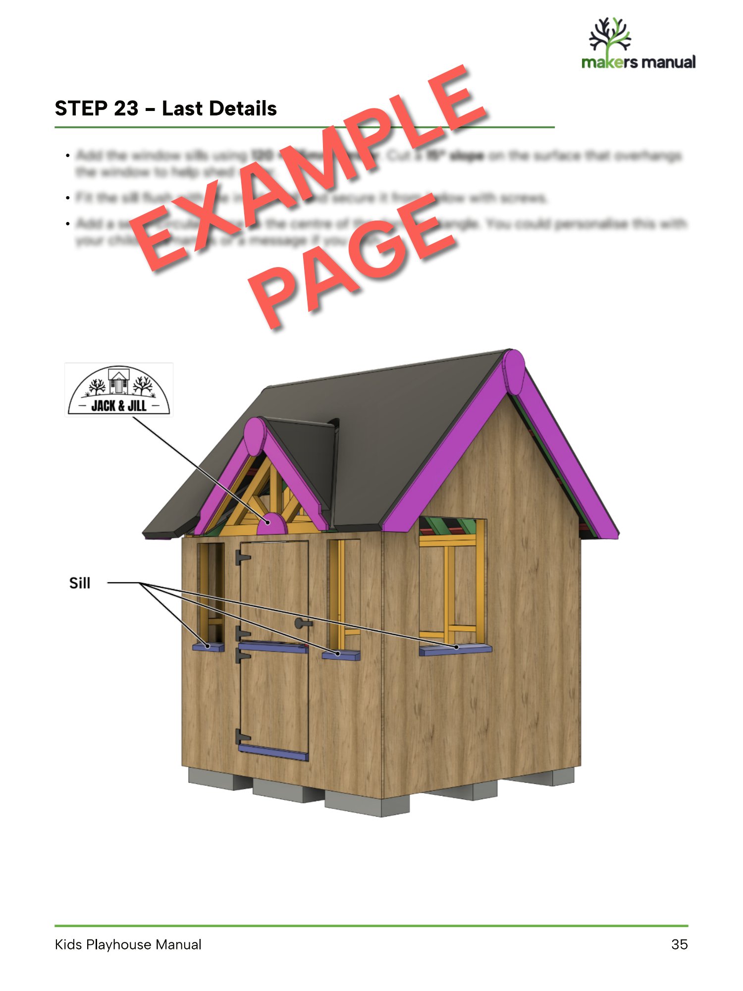 Kids Playhouse | Digital Plans product image (11)