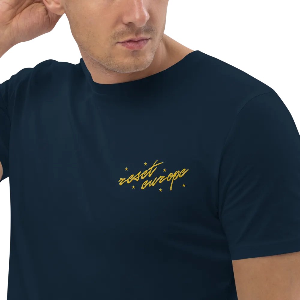 reset europe embroidered t-shirt - 100% organic cotton product image (9)
