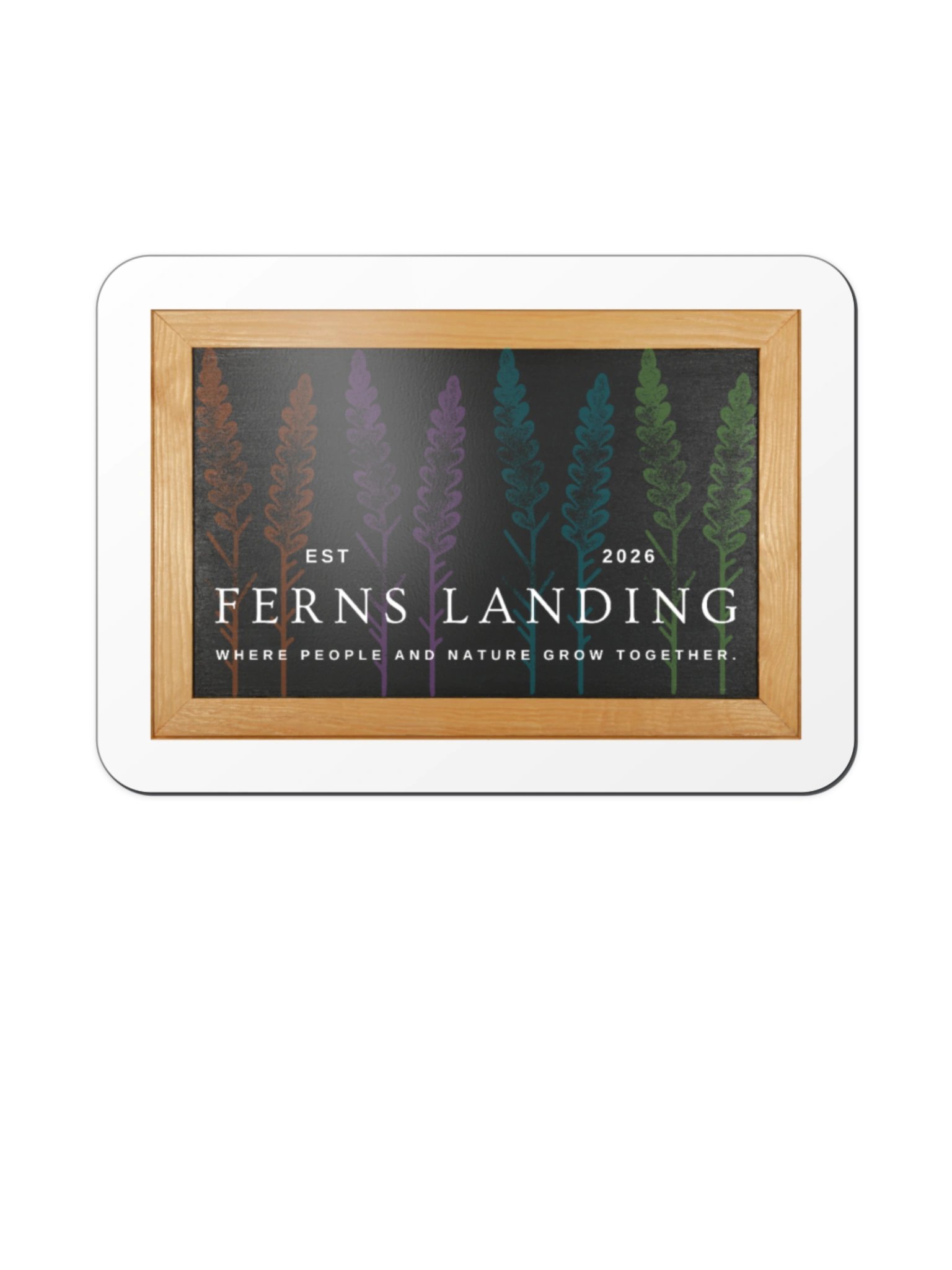 Ferns Landing Botanical Sticker | Pacific Northwest Nature & Conservation