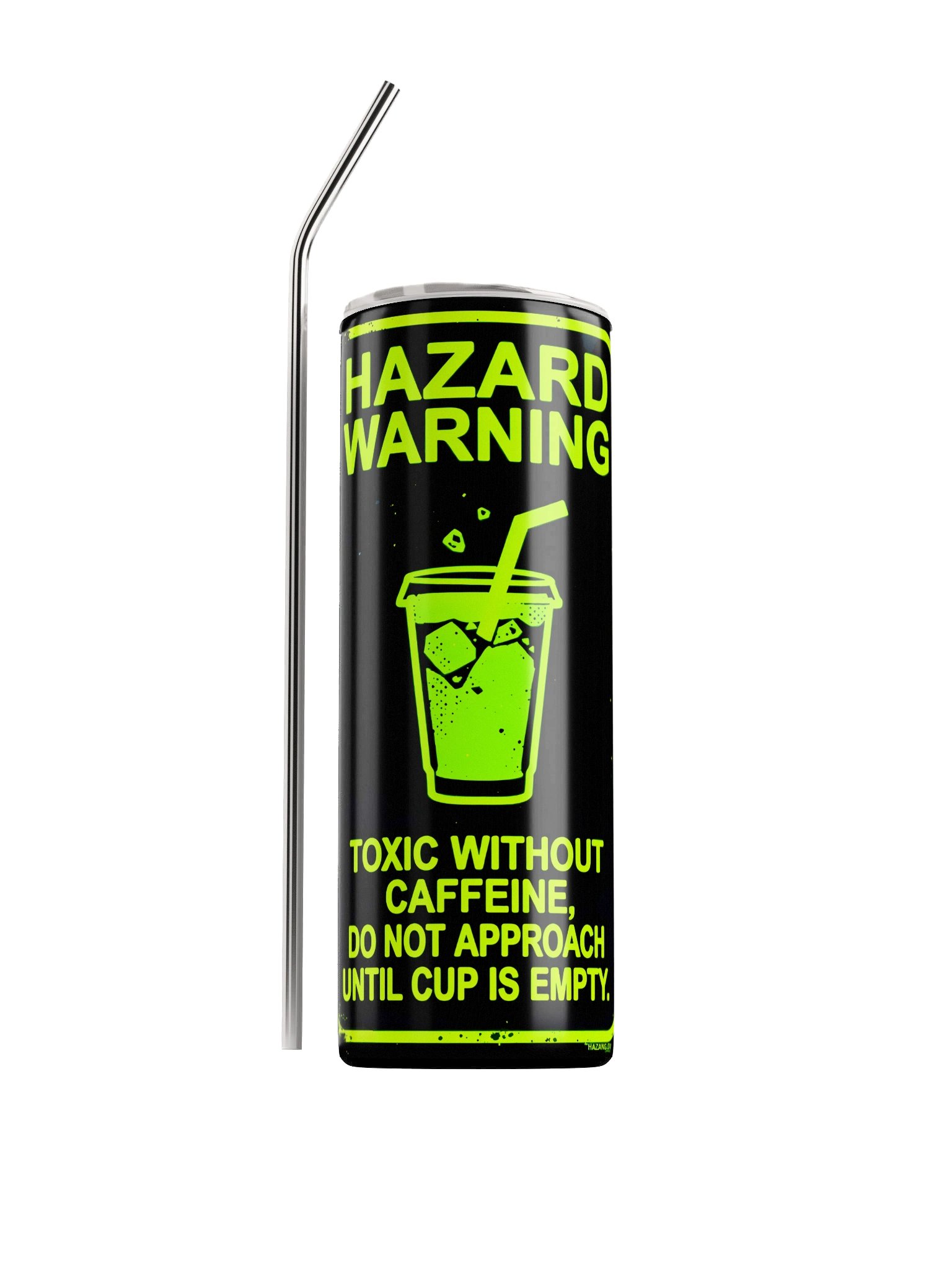 Hazard Warning // Caffeine Tumbler product image (1)