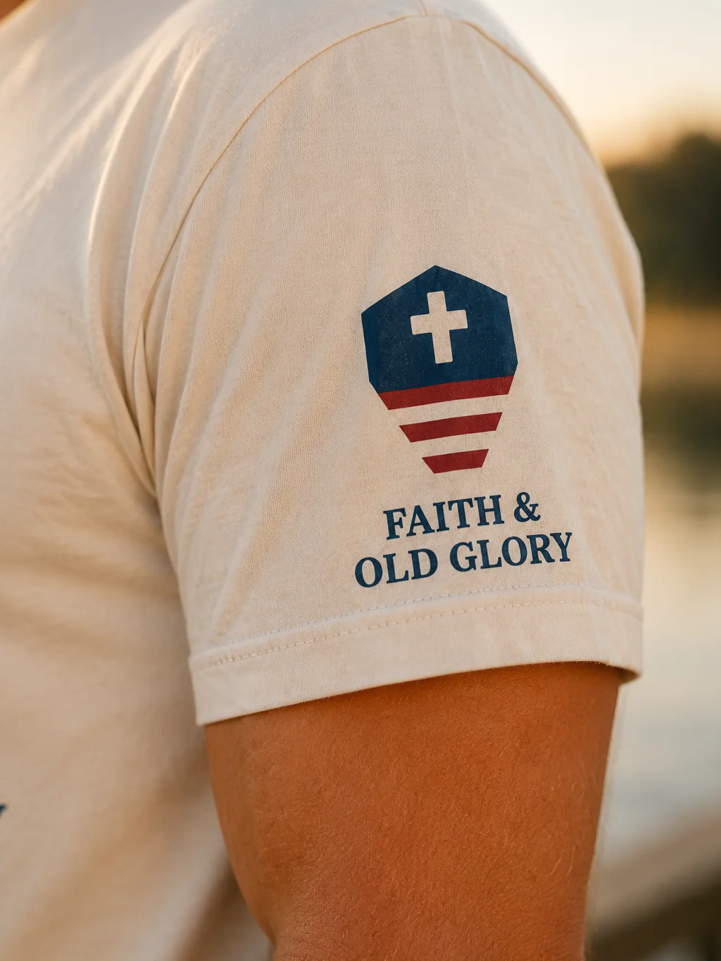 Faith & Old Glory Crest Tee product image (4)