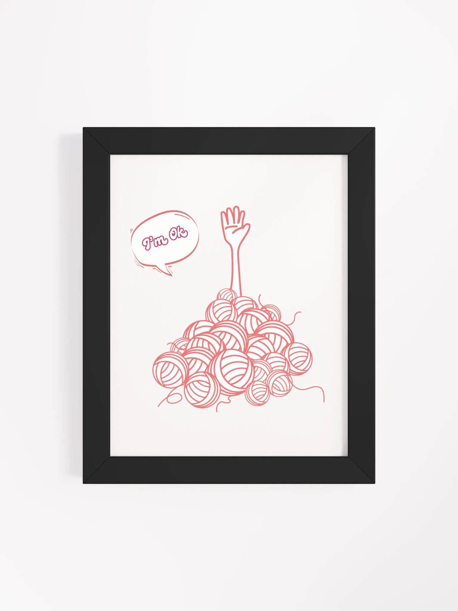 Yarn Avalanche Art Print product image (36)