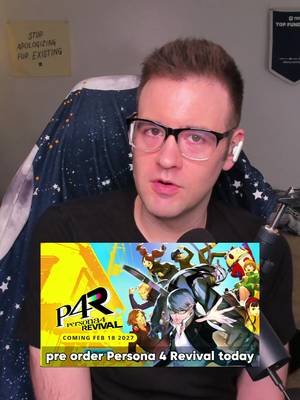 Preorder Persona 4 now! 👀 Huge thanks to @ATLUS West again for the opportunity to hype up the game!  #ad #persona4 #sega #gamingontiktok 