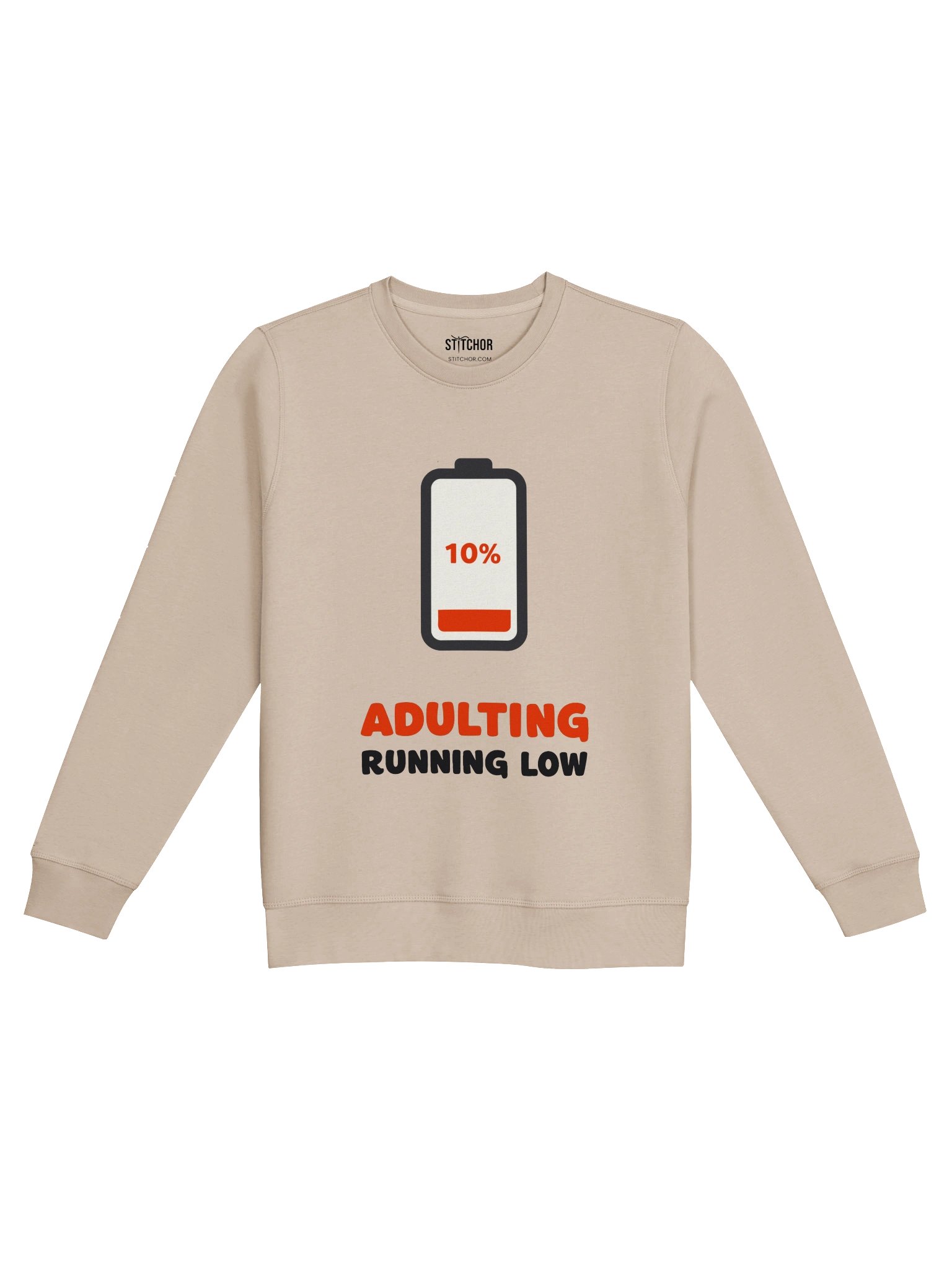dulting Running Low – Funny 10% Battery product image (5)