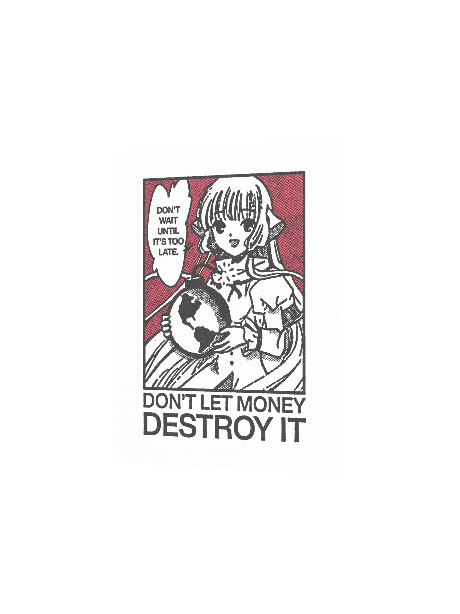 DON'T LETS THE MONEY ! Art Print. product image (2)