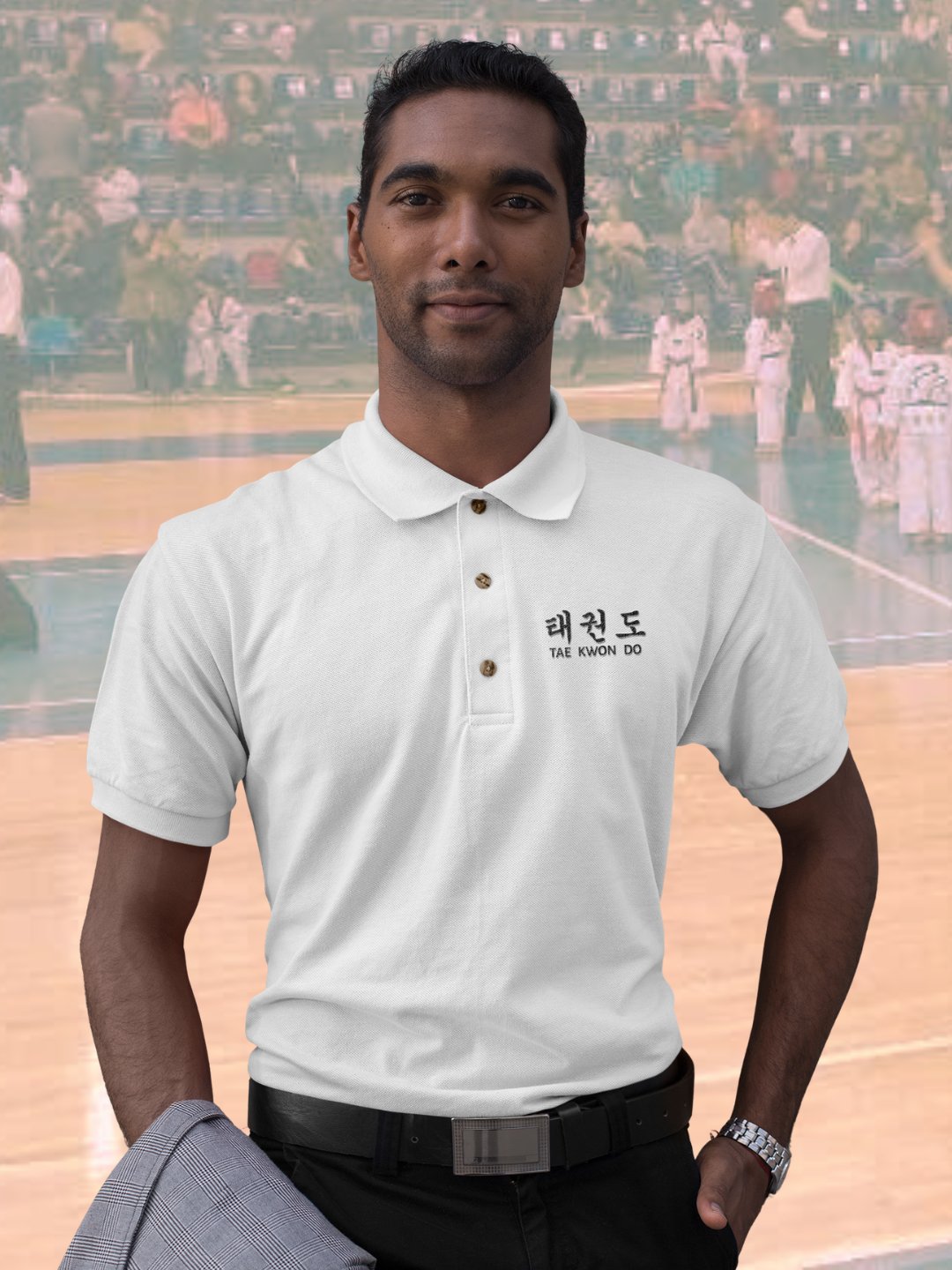 Taekwondo Embroidered Polo Shirt product image (3)