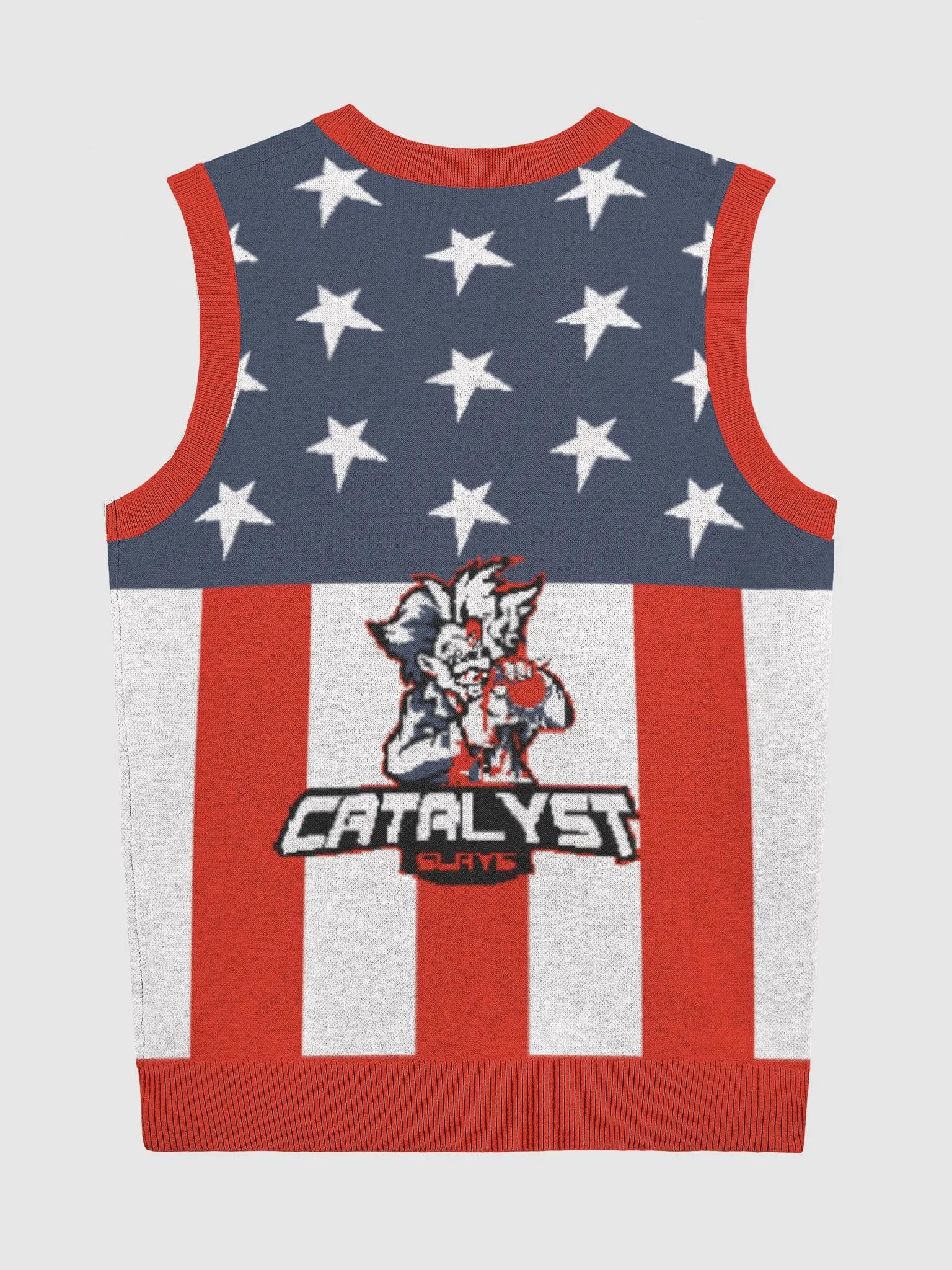 AMERICAN FLAG SLEEVE-LESS VEST product image (2)