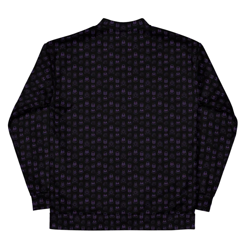 Seven Icons of Synthesis Bomber Jacket - (7 Synth Legends) AMETHYST product image (6)
