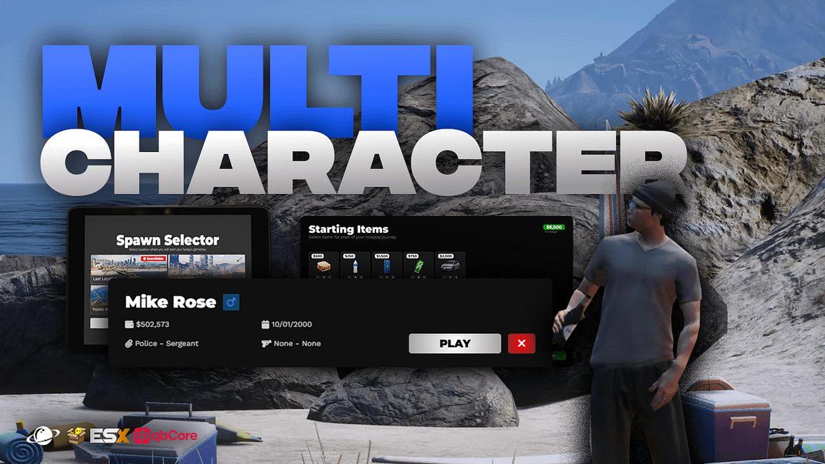 Multicharacter System - Identity, Spawn Selector and Loading Screen ...