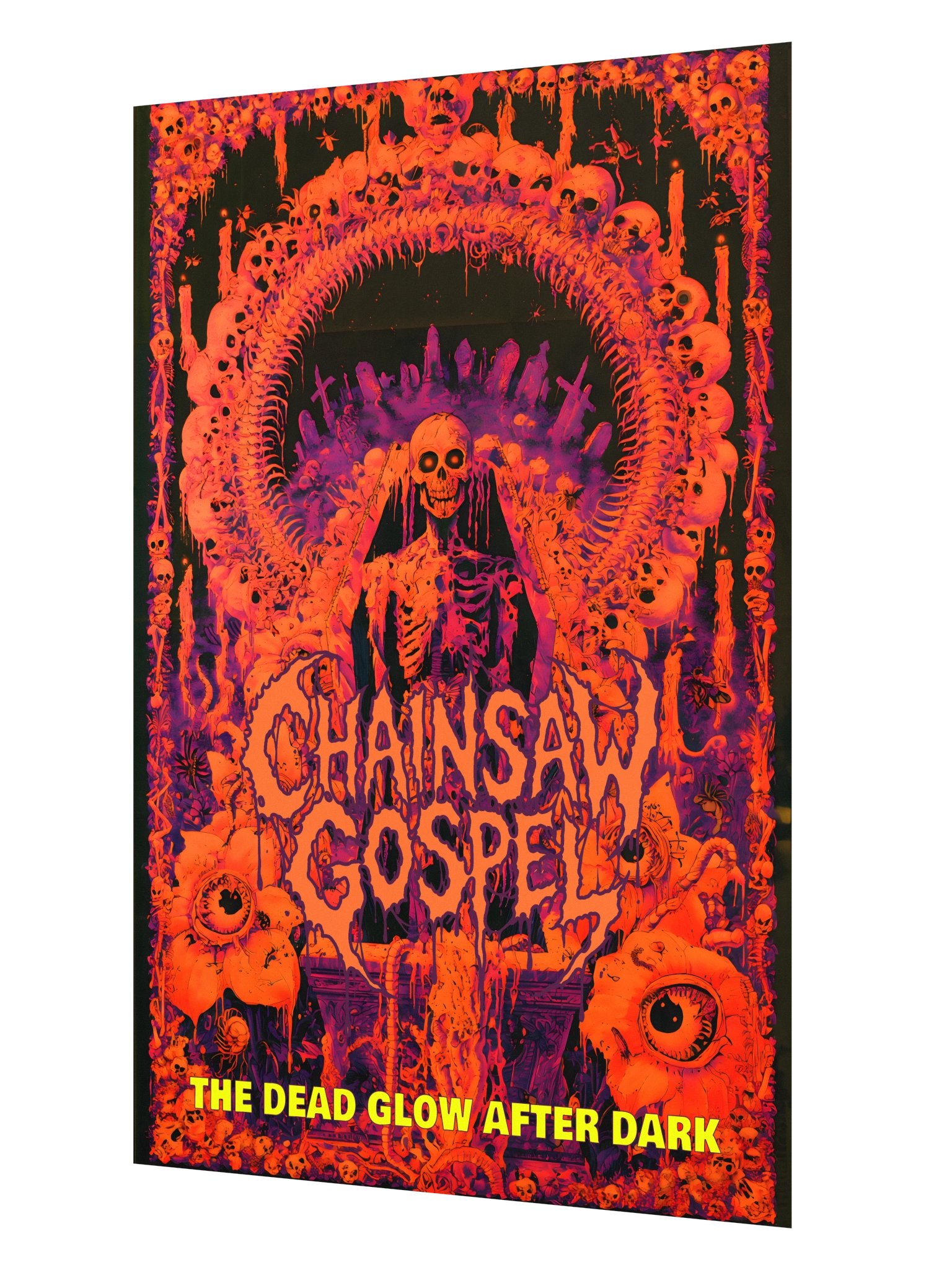 THE DEAD GLOW AFTER DARK — Blacklight Horror Poster product image (2)