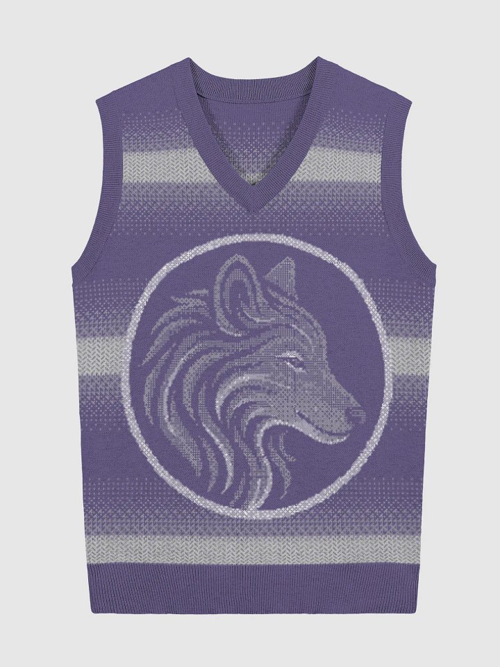 AurorasLights Jacquard V-Neck Vest product image (4)