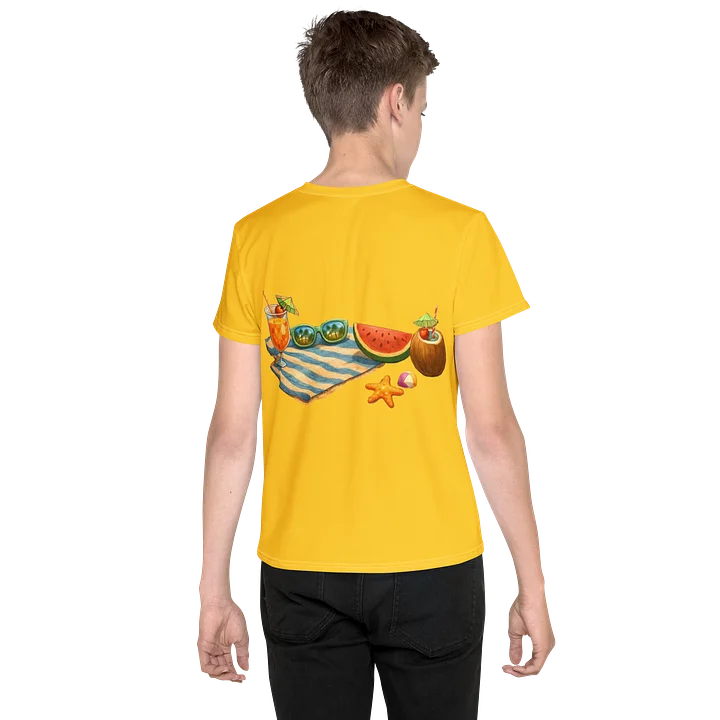 Cat brigade summer Youth T-Shirt product image (2)