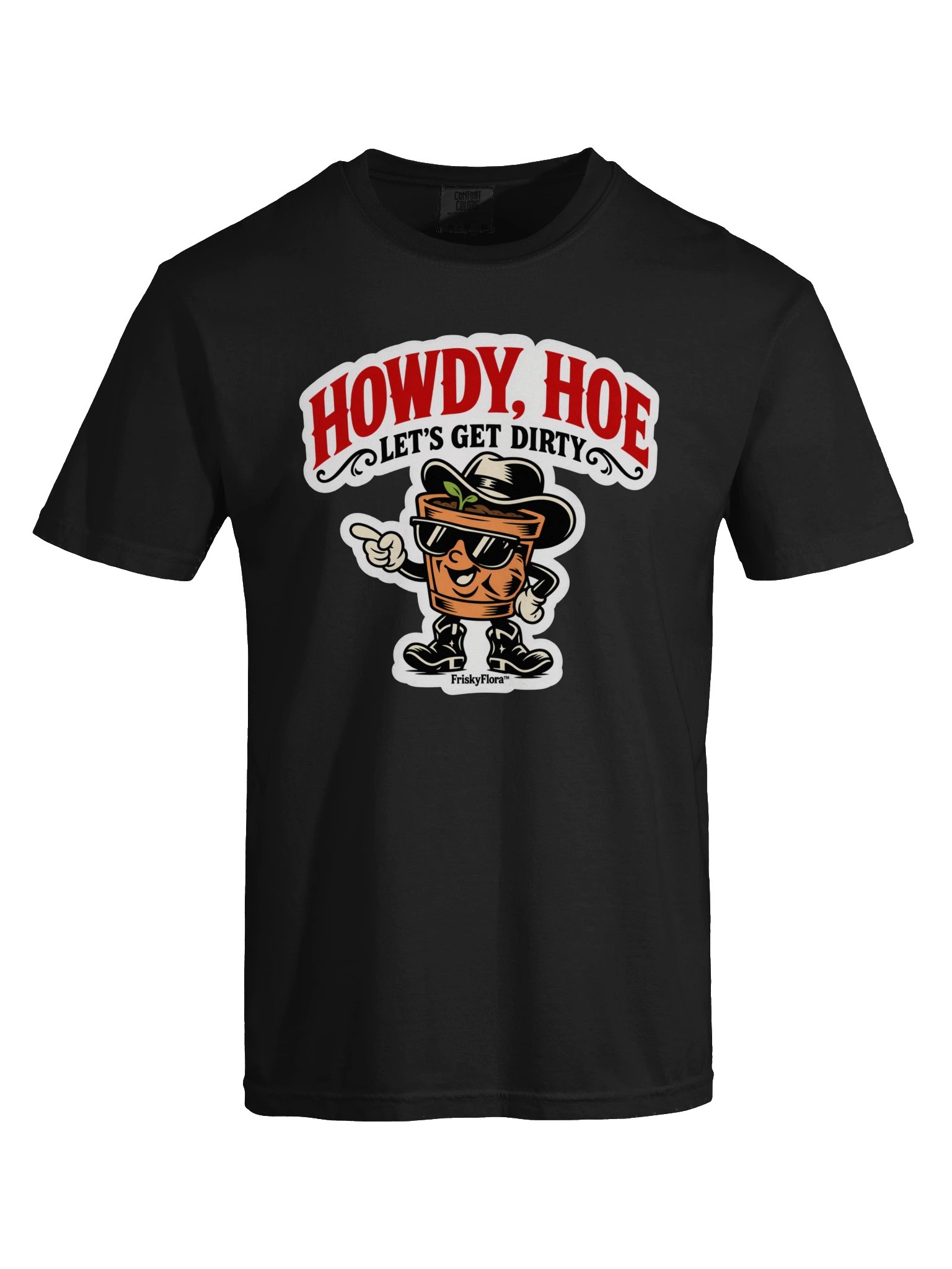 Howdy, Hoe Cowboy Pot Tee product image (31)