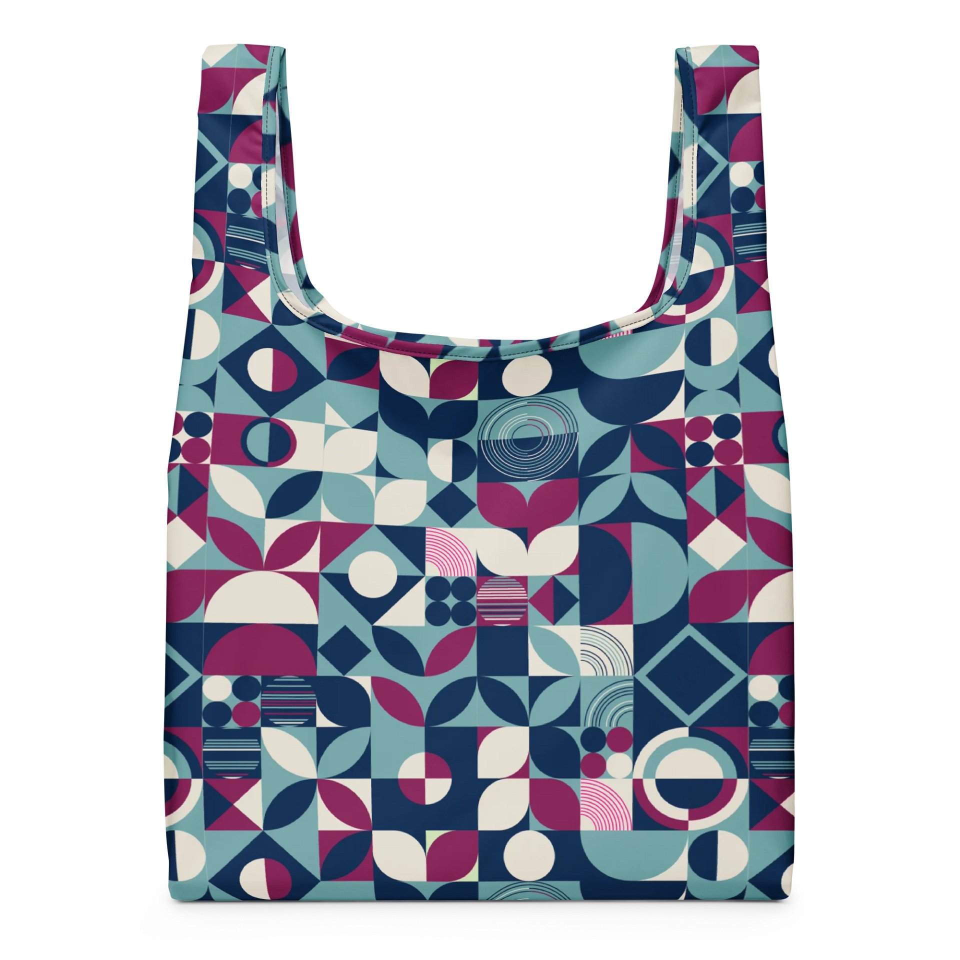 The Geometric Groove Tote Bag: Stylish and Eco-Friendly product image (3)