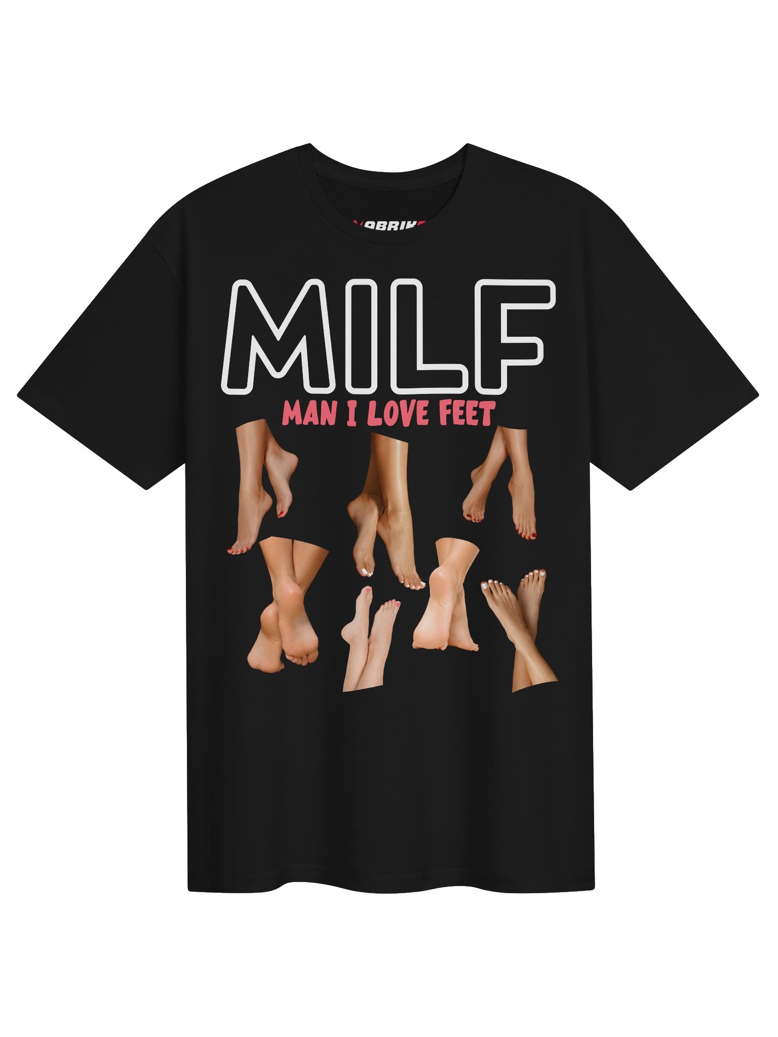 MILF Man I Love Feet Funny Adult T-Shirt product image (1)