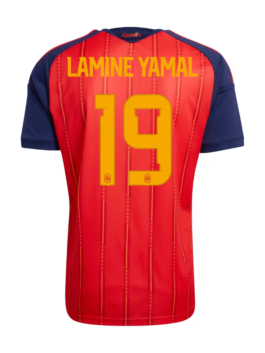 Lamine Yamal #19 Spain FIFA World Cup 2026 Jersey | La Roja Edition product image (3)
