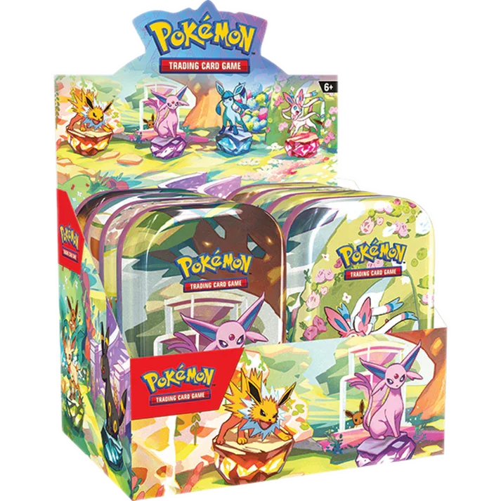 Pokémon TCG: Scarlet & Violet—Prismatic Evolutions Mini Tin Display (Set of 8) product image (1)