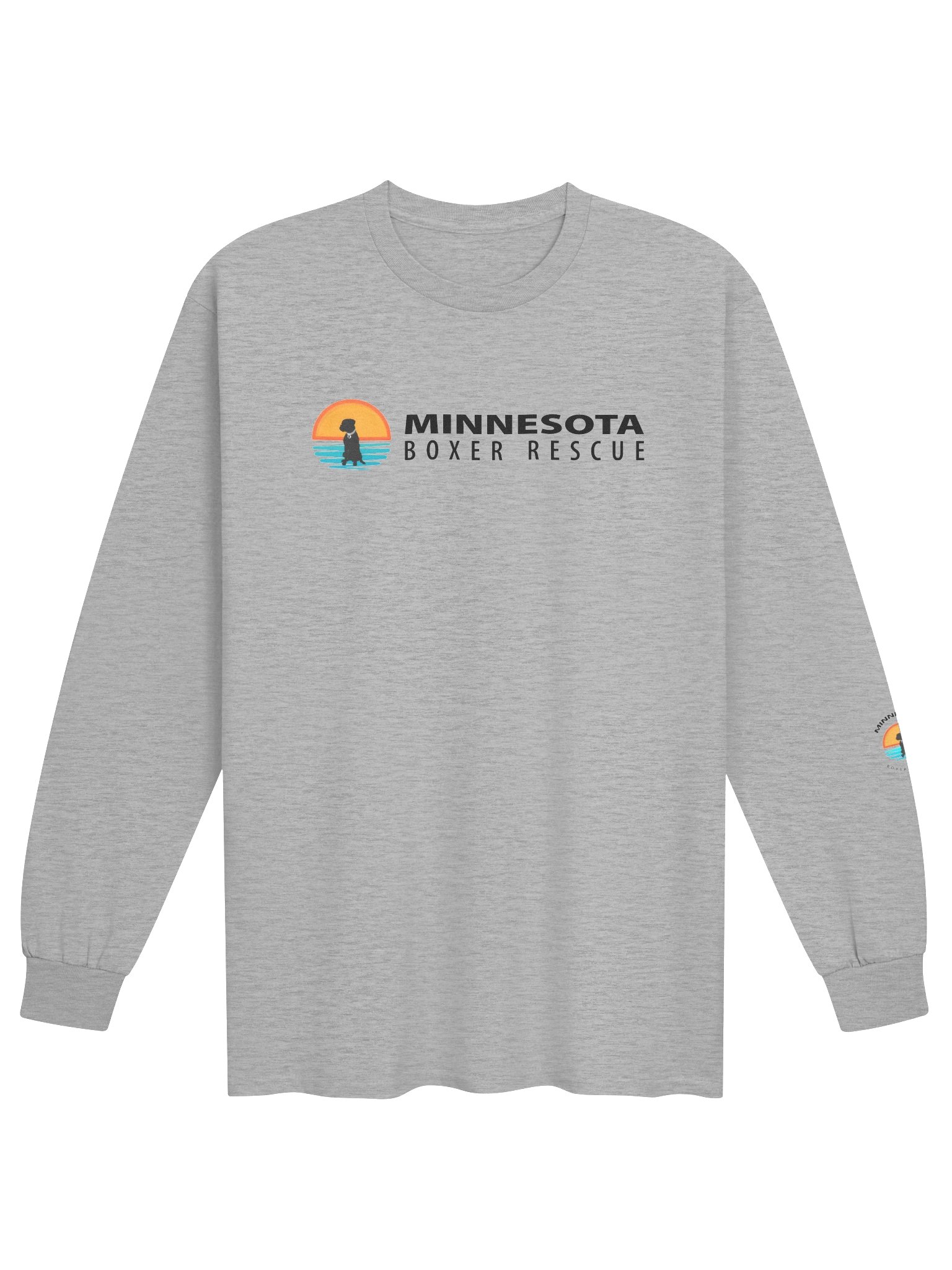MNBR Sunset Logo Long Sleeve Tee - Light w/Large Logo product image (1)