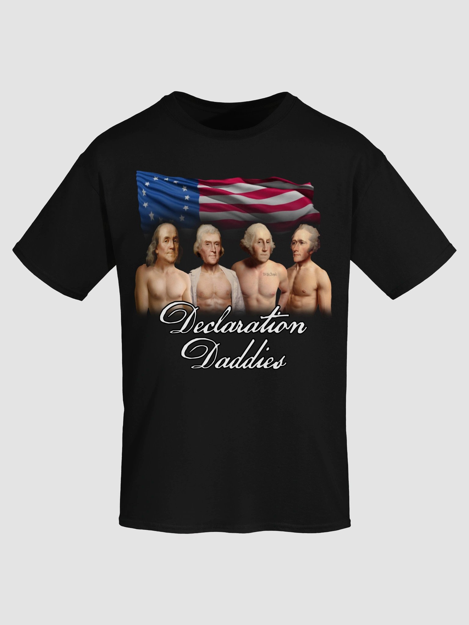 Declaration Daddies - Funny 4th of July Founding Fathers America 250 T-Shirt product image (5)
