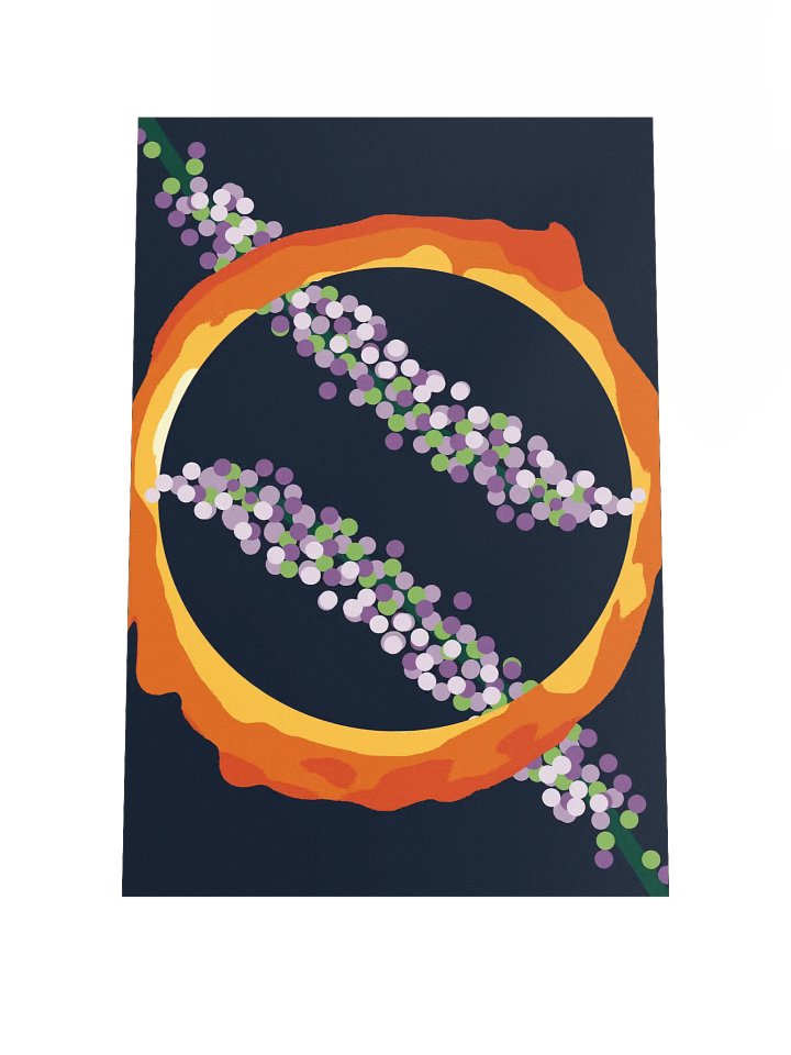 Love, Time, Black Hole minimalist poster product image (1)