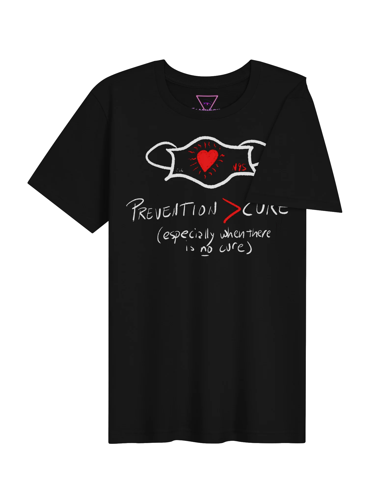 Prevention > Cure tee product image (4)