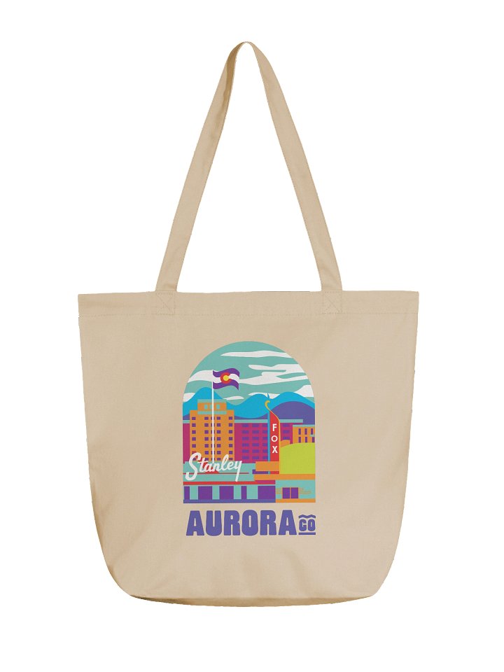 Aurora Cityscape Tote Bag (Multicolor) product image (1)
